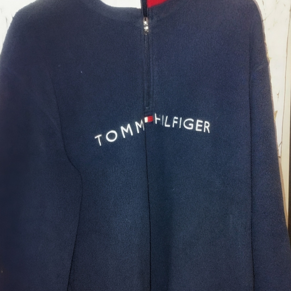 Tommy Hilfiger Navy Blue Half-Zip Fleece